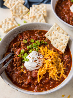 Slow Cooker No Bean Chili