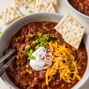 Slow Cooker No Bean Chili