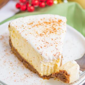 Eggnog Cheesecake