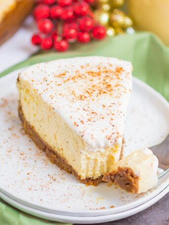 Eggnog Cheesecake