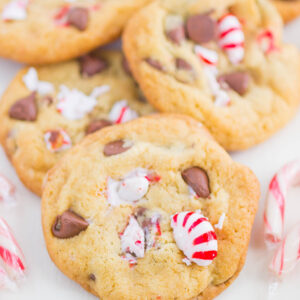 Peppermint Chocolate Chip Cookies