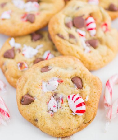 Peppermint Chocolate Chip Cookies