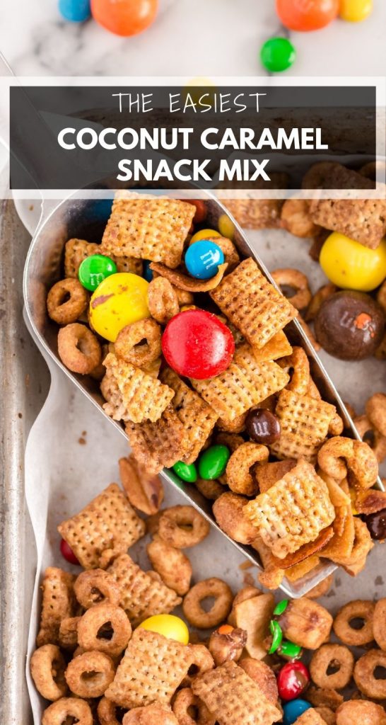 Easy Coconut Caramel Snack Mix