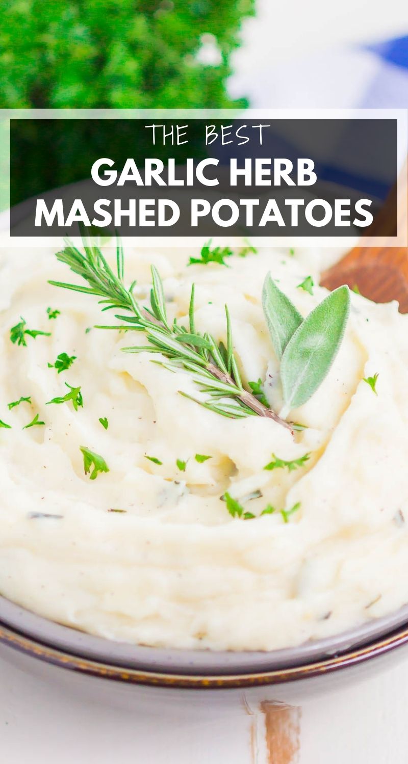 Garlic Herb Mashed Potatoes Pumpkin 'N Spice