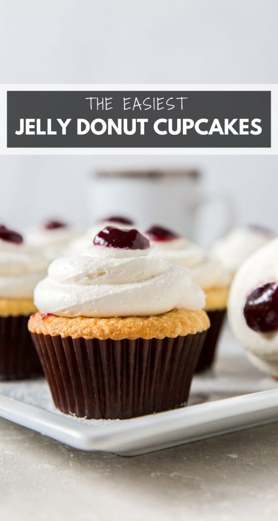 Jelly Donut Cupcakes