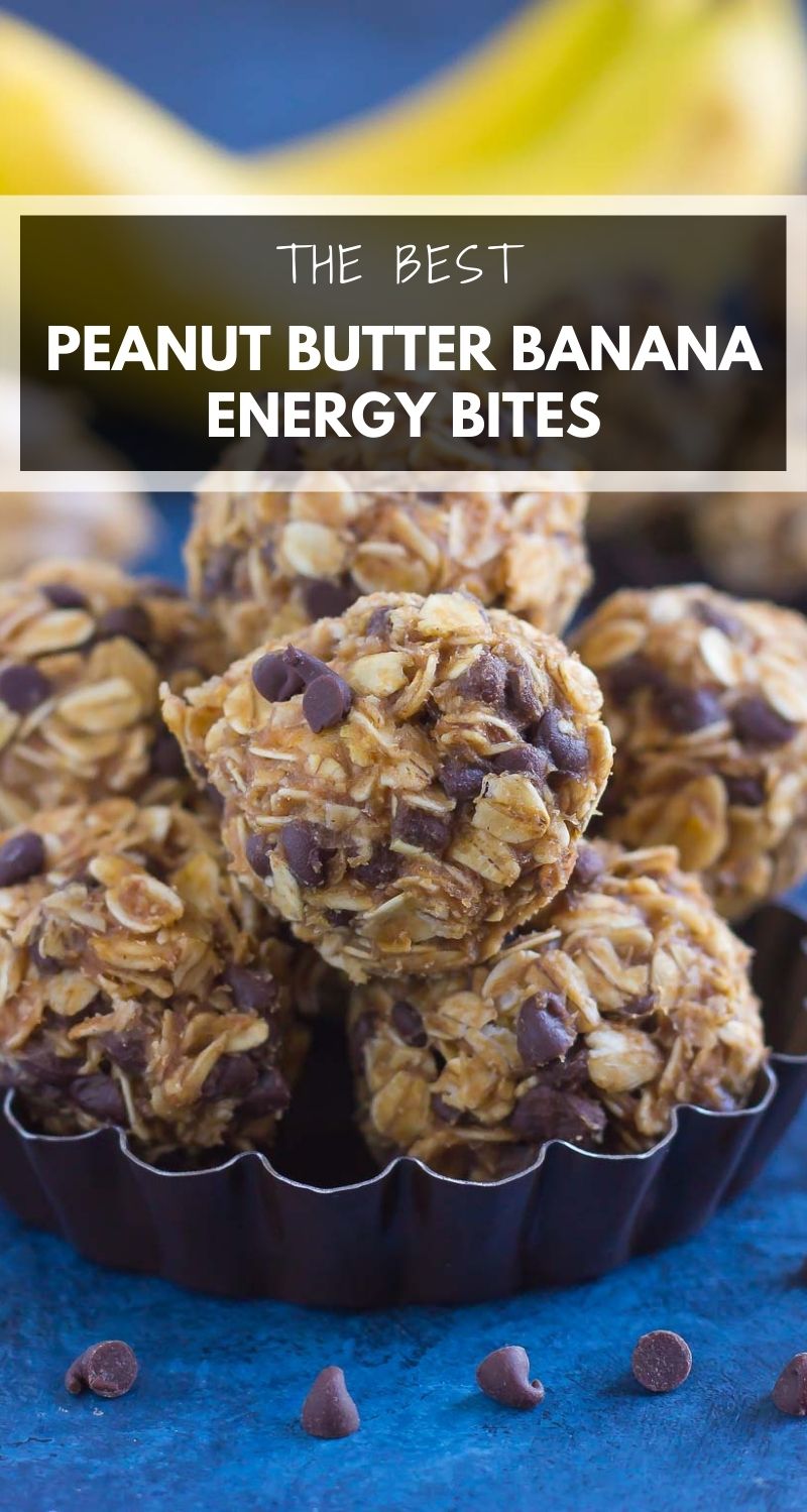 Peanut Butter Banana NoBake Energy Bites Pumpkin 'N Spice