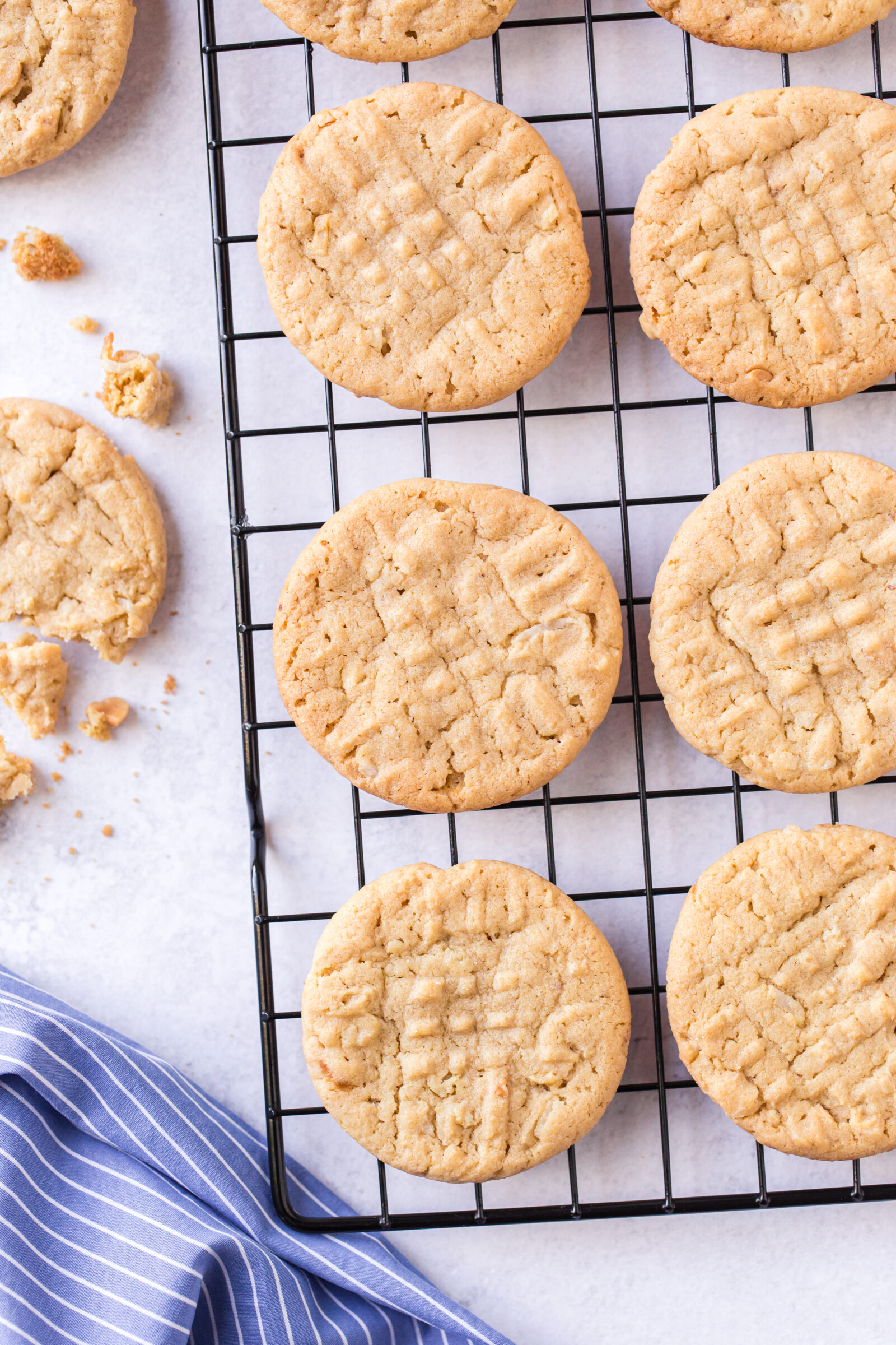 Crunchy Peanut Butter Cookies