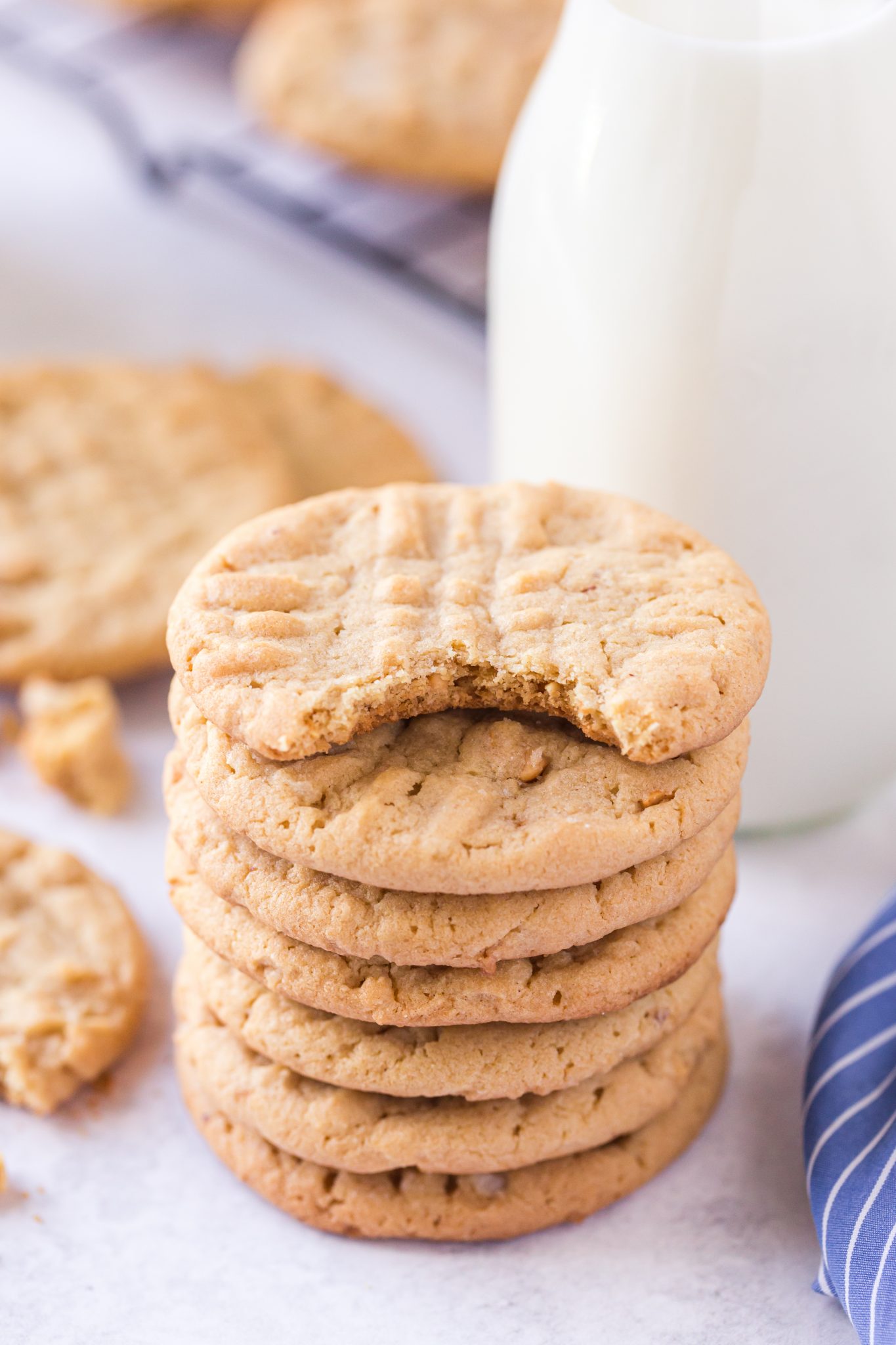 Crunchy Peanut Butter Cookies Pumpkin 'N Spice