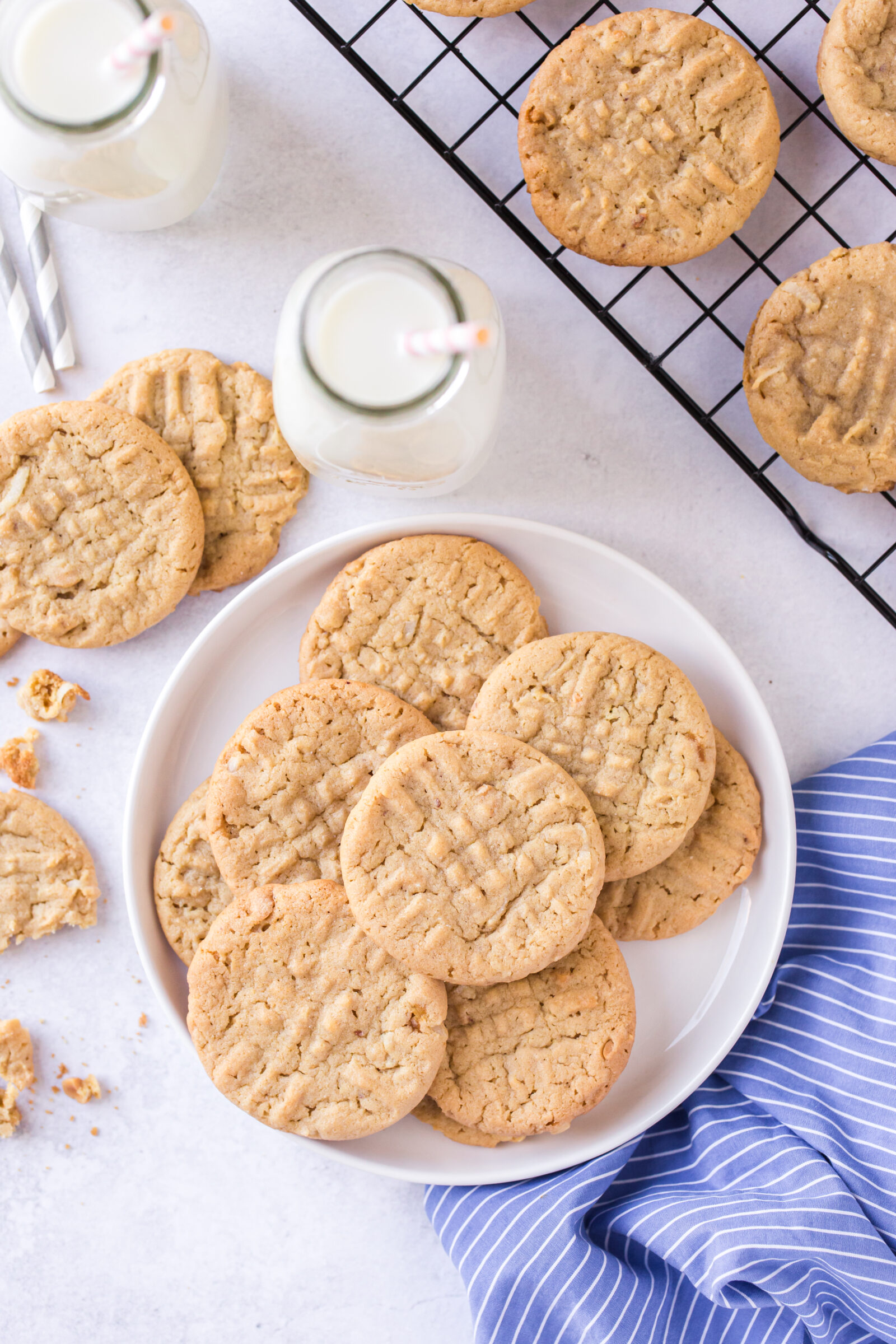 Crunchy Peanut Butter Cookies