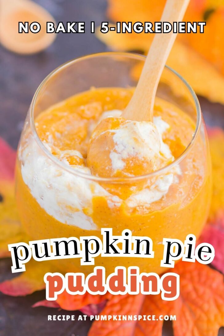 Pinterest pins for pumpkin pie pudding