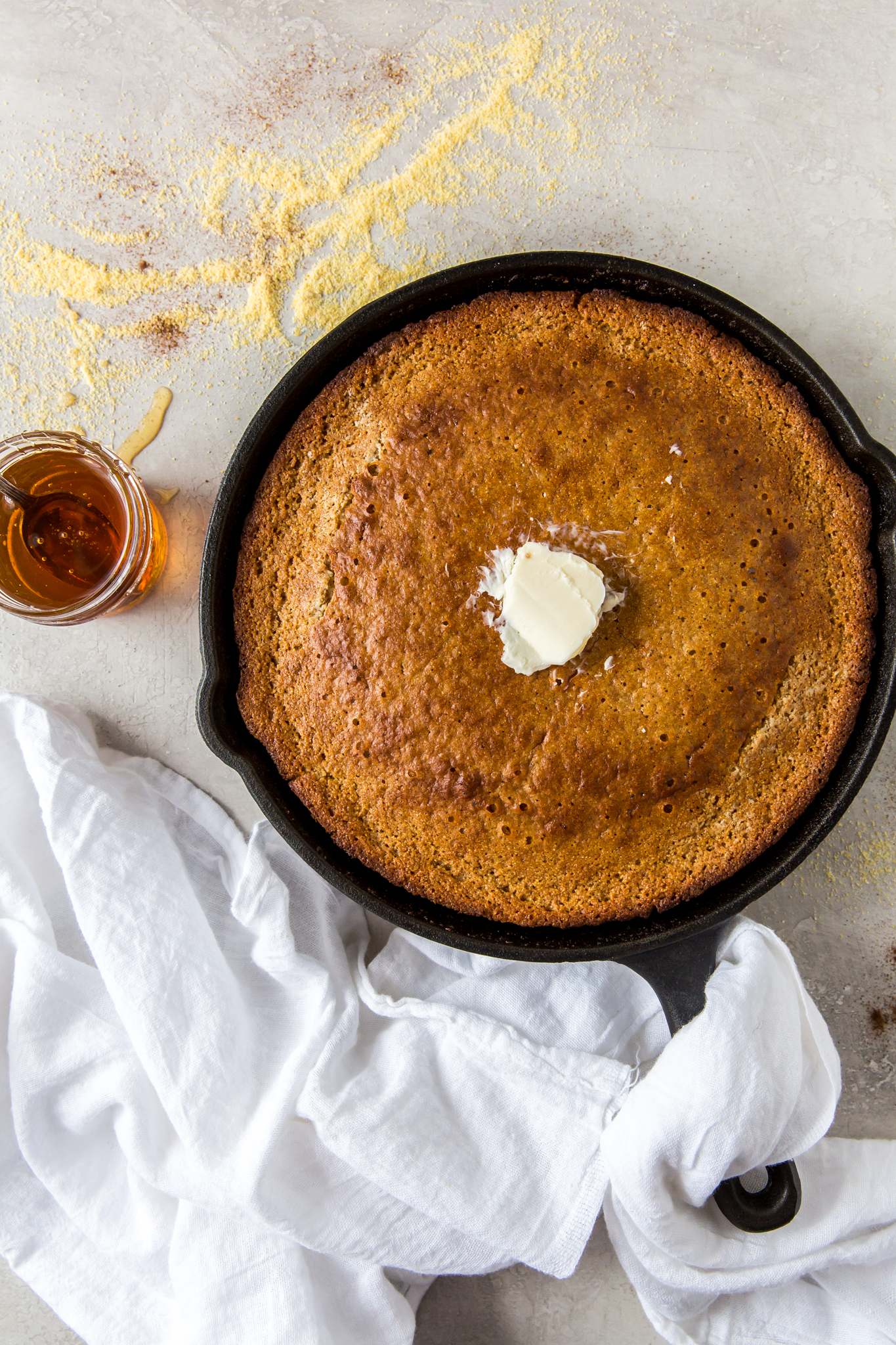 Skillet Honey Cornbread