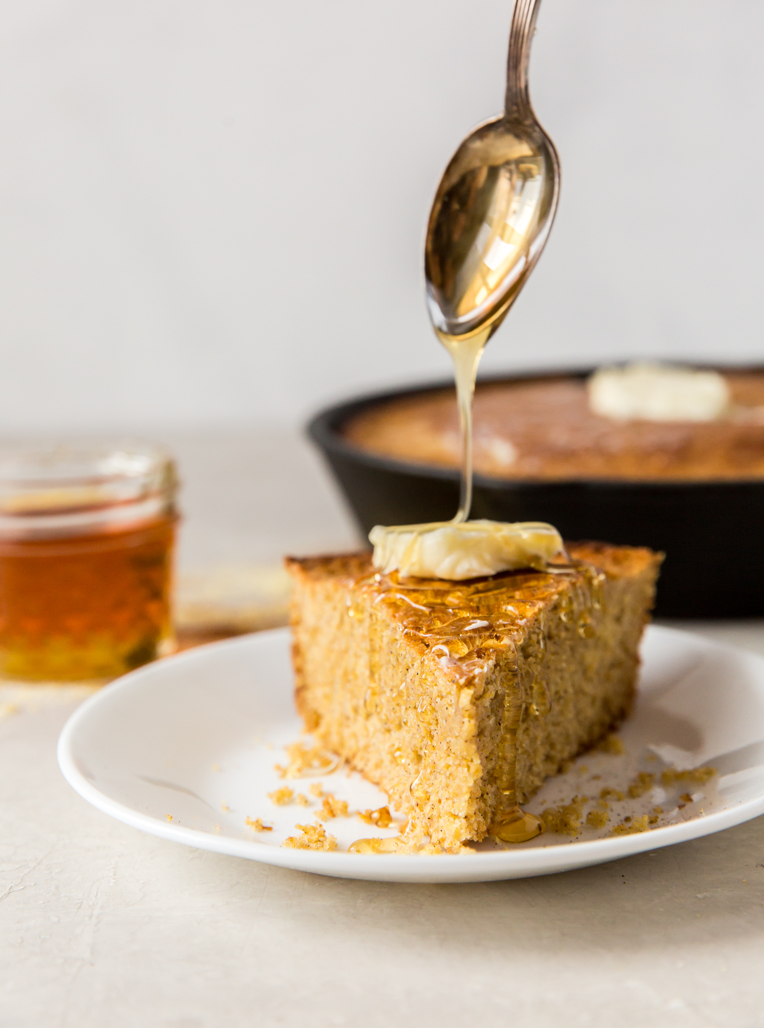 Skillet Honey Cornbread