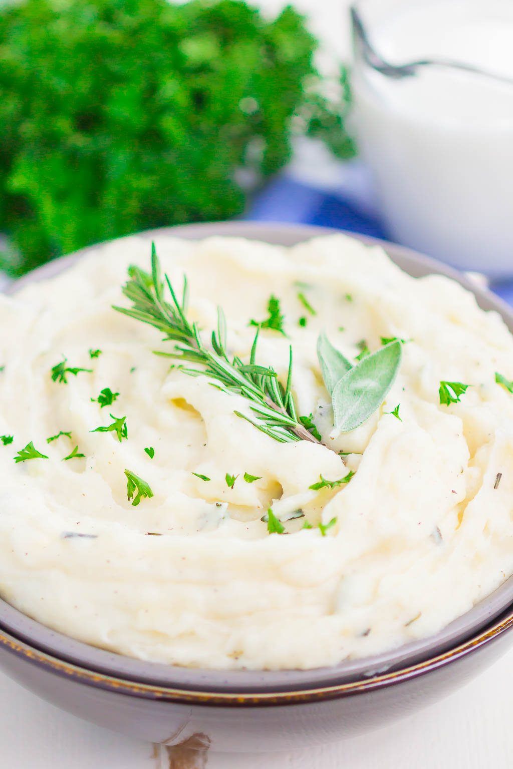 Garlic Herb Mashed Potatoes