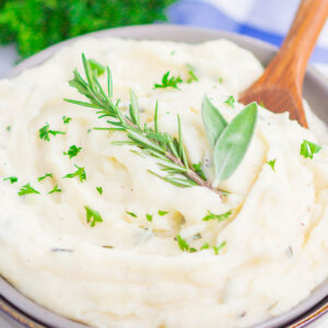 Garlic Herb Mashed Potatoes