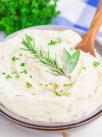 Garlic Herb Mashed Potatoes