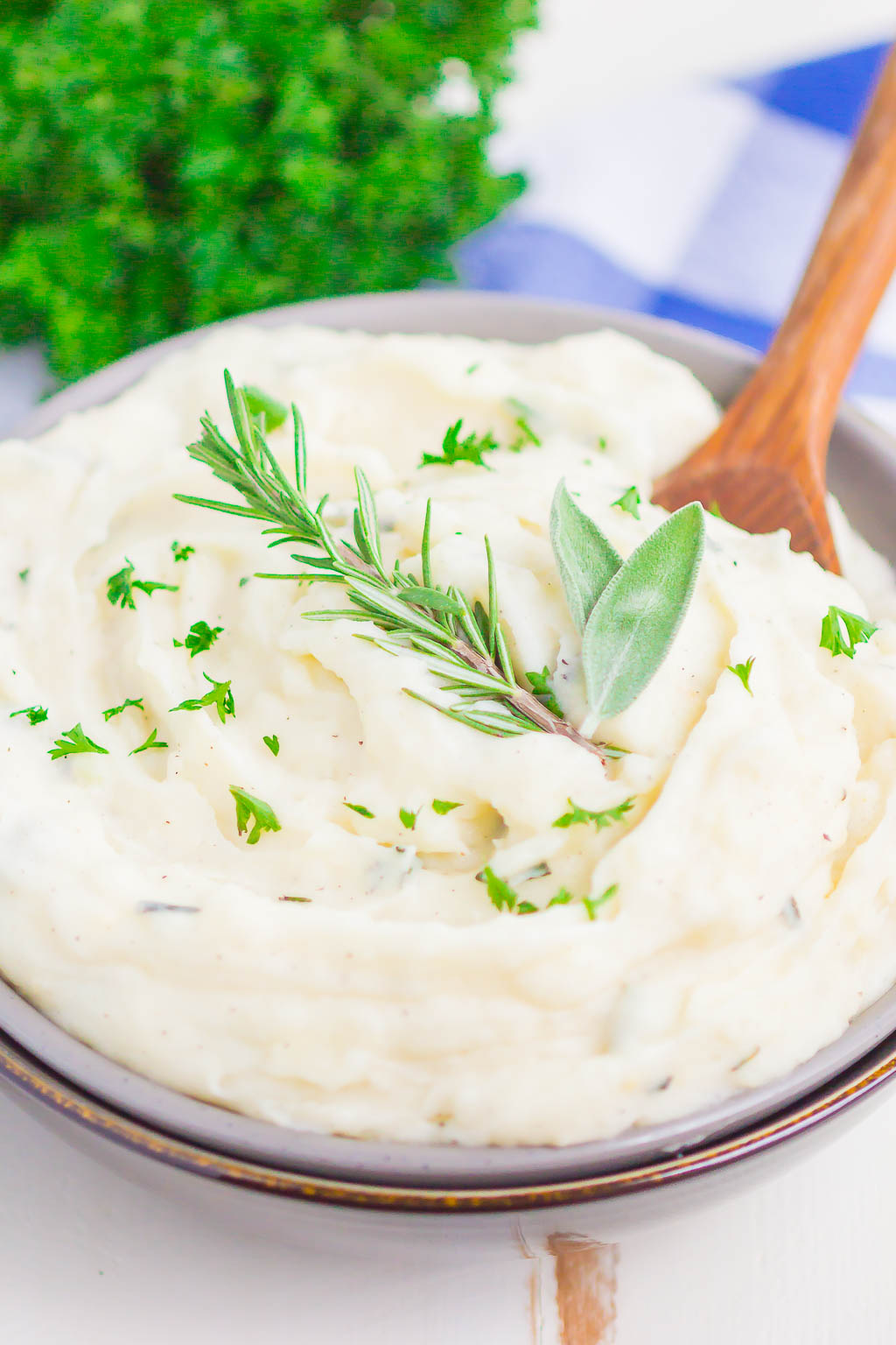 Garlic Herb Mashed Potatoes