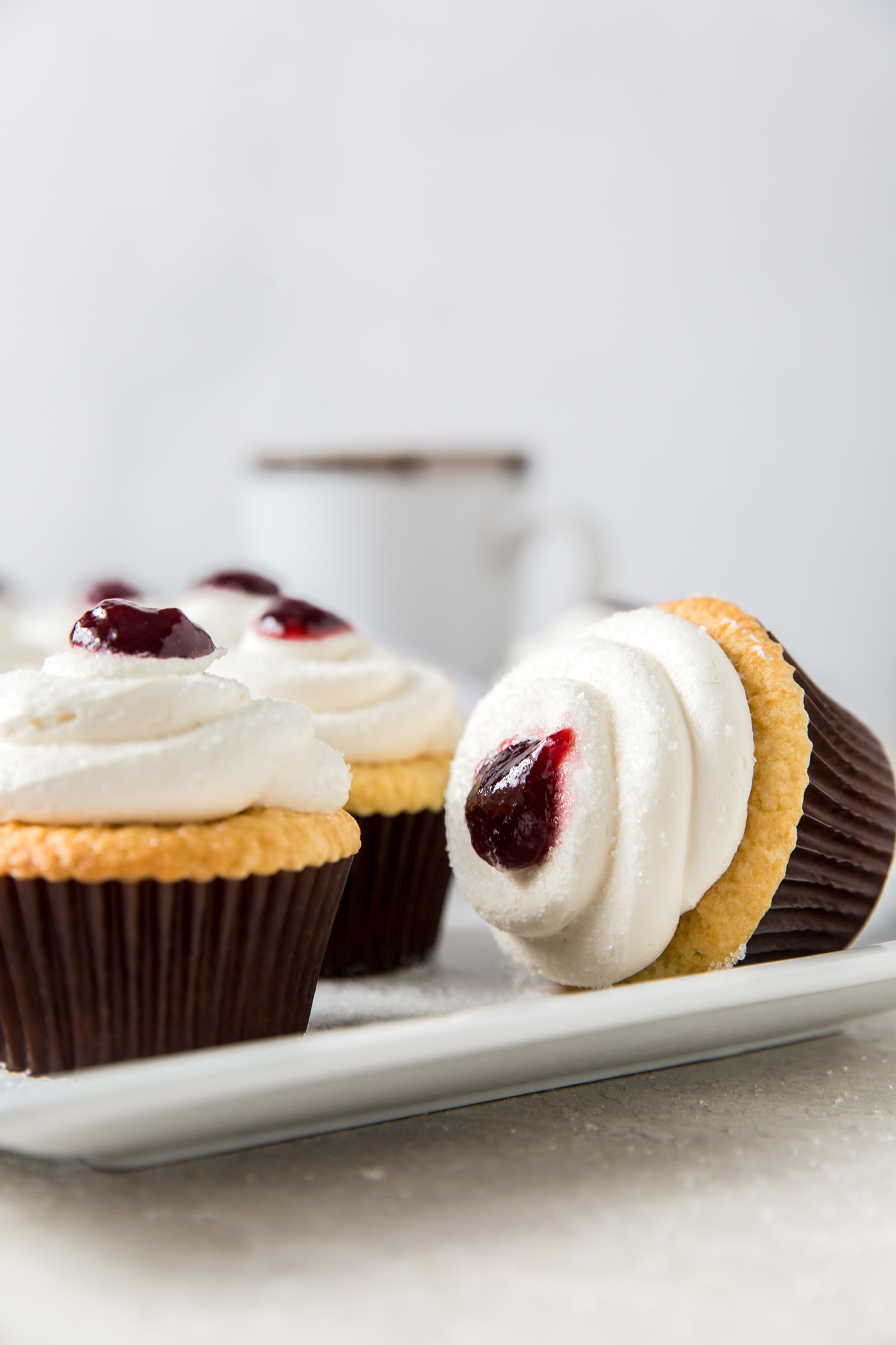 Jelly Donut Cupcakes