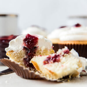 Jelly Donut Cupcakes