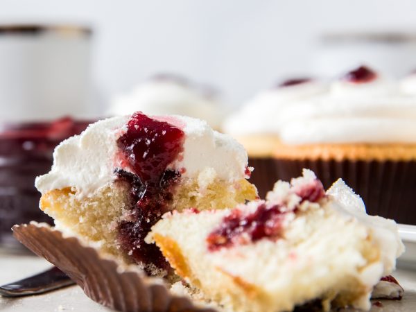 Jelly Donut Cupcakes