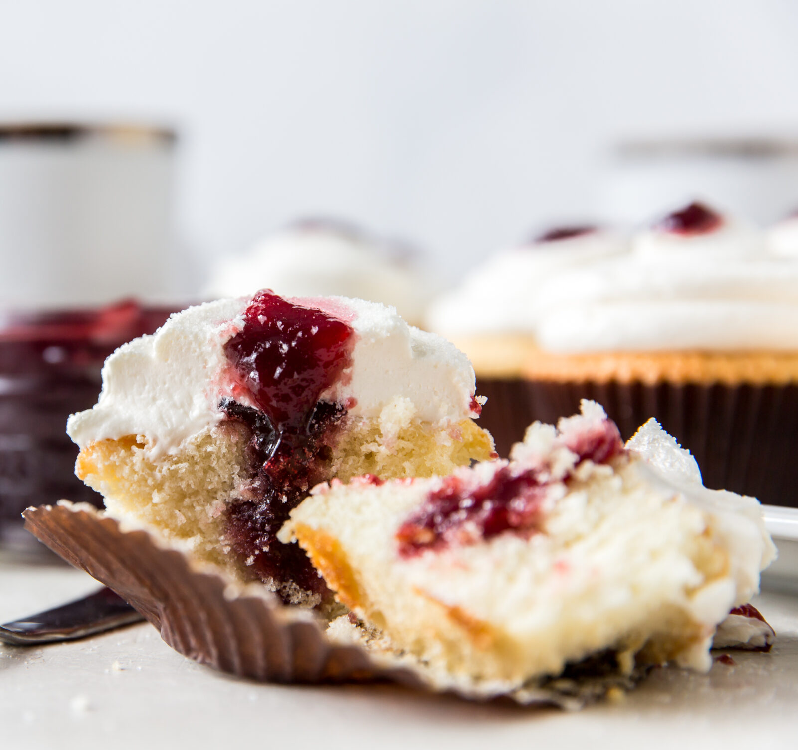 Jelly Donut Cupcakes Pumpkin 'N Spice