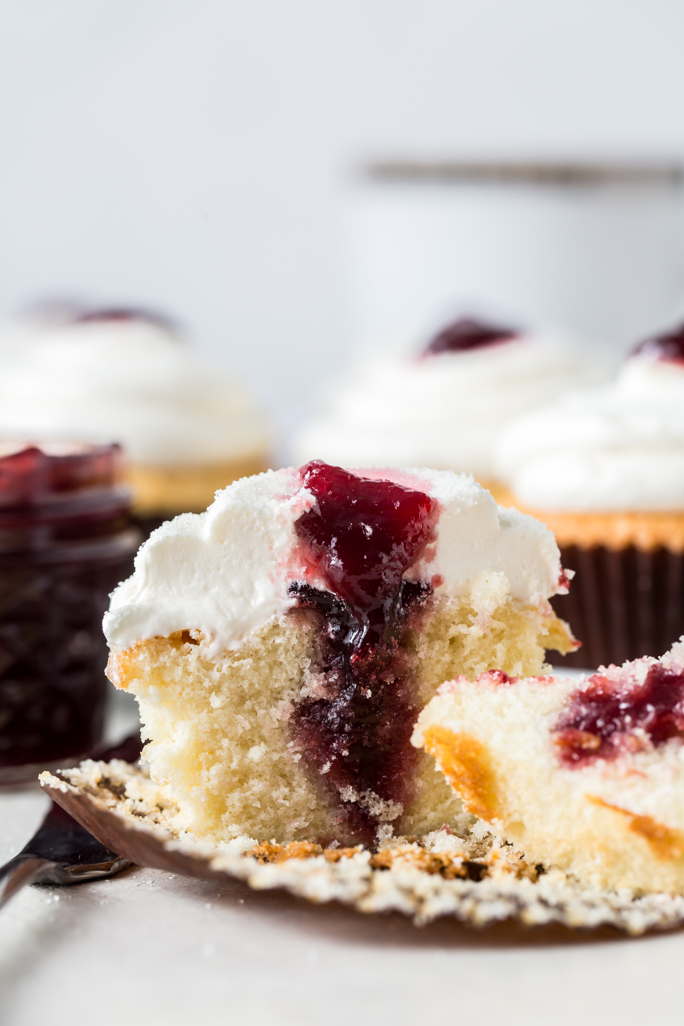 Jelly Donut Cupcakes