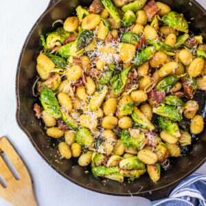 Skillet Gnocchi with Brussels Sprouts