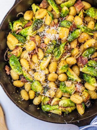 Skillet Gnocchi with Brussels Sprouts