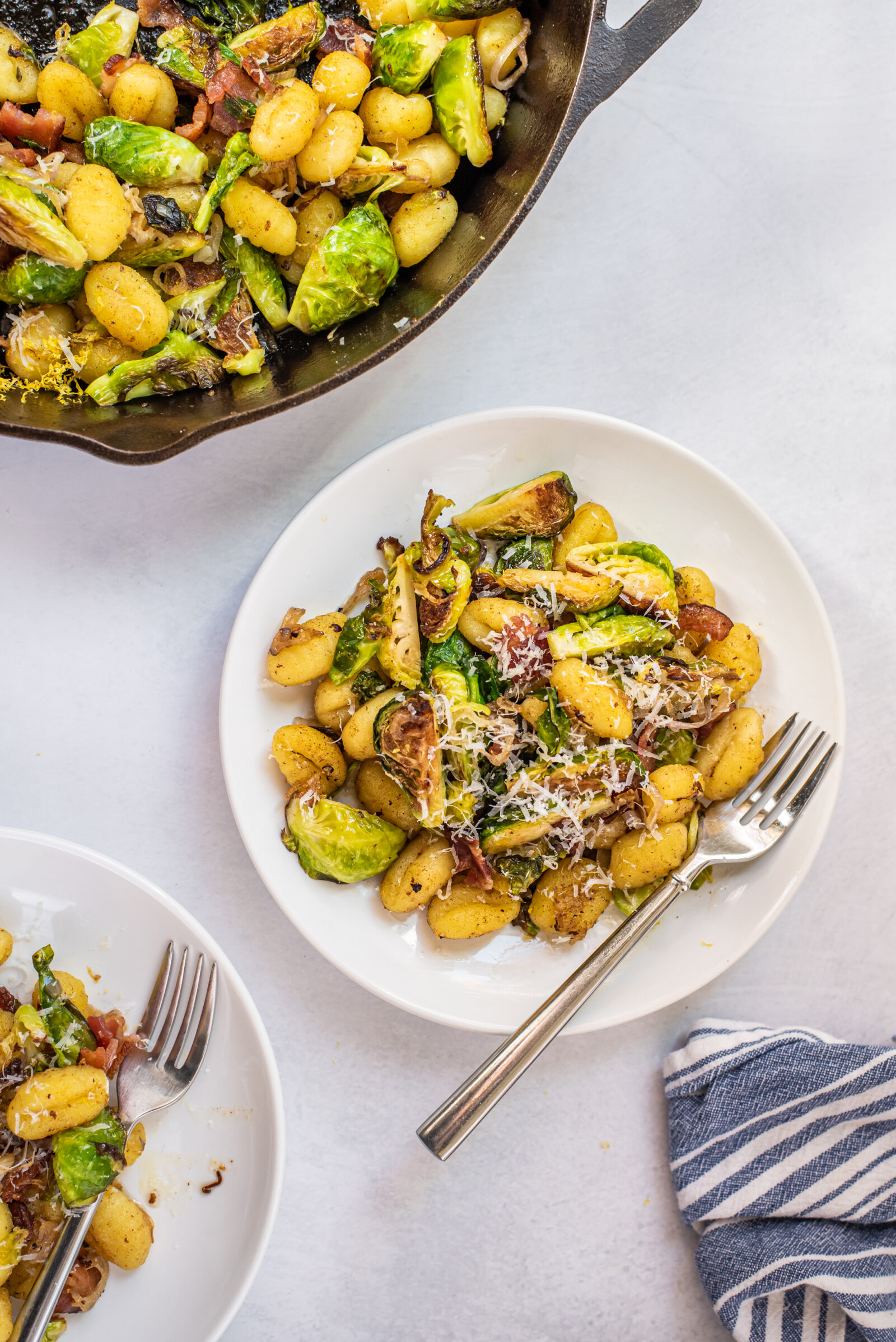 Skillet Gnocchi with Brussels Sprouts