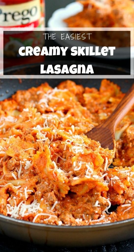 Creamy Skillet Lasagna