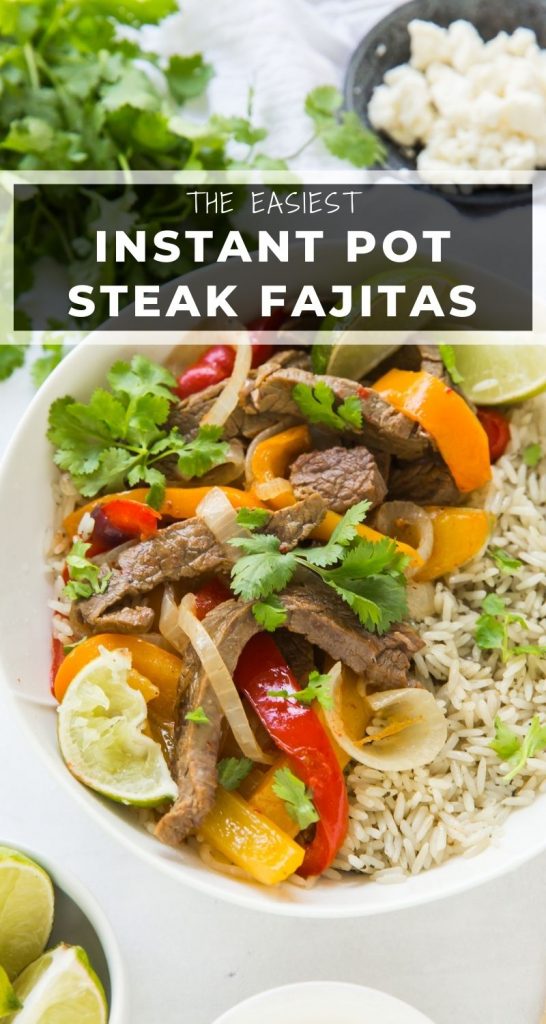 Instant Pot Steak Fajitas