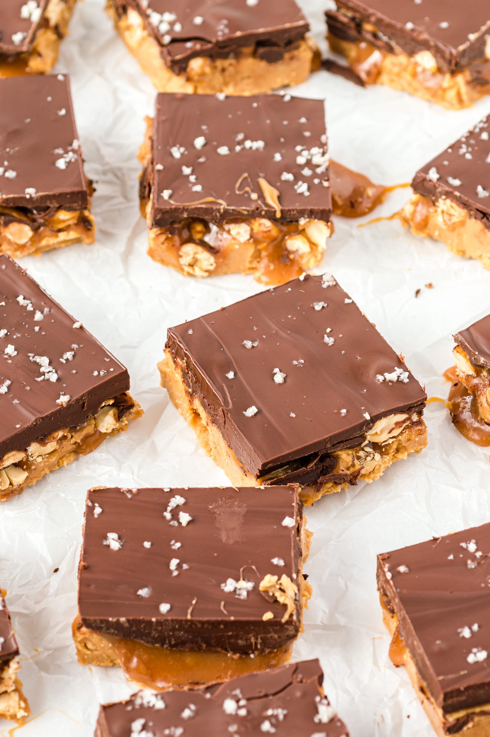 No Bake Snickers Peanut Butter Bars Pumpkin 'N Spice