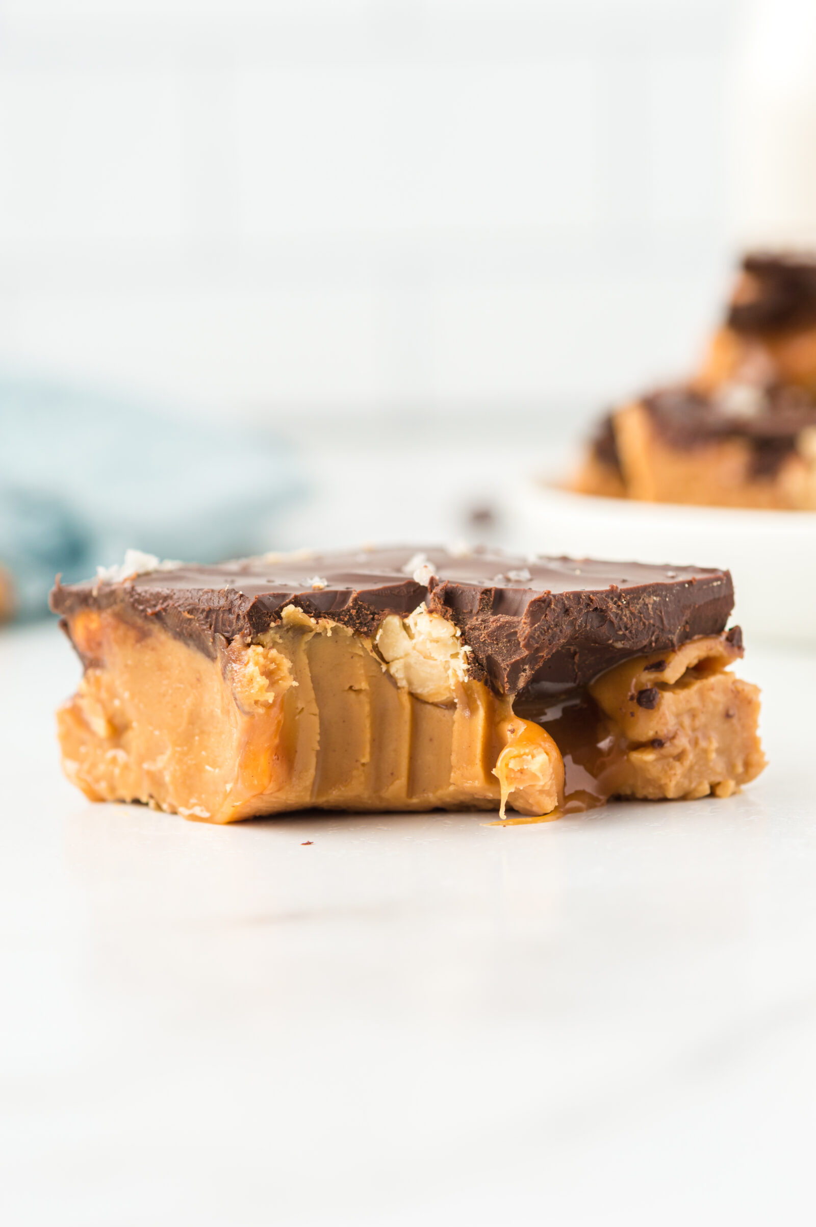 No Bake Snickers Peanut Butter Bars