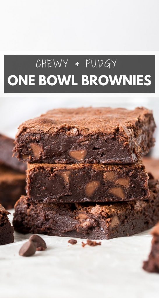 Easy One Bowl Brownies