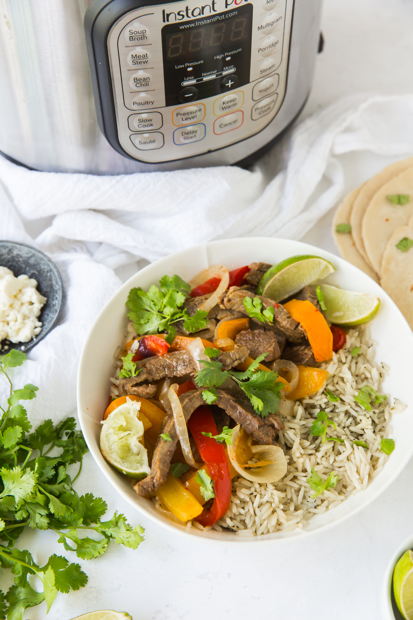 Instant Pot Steak Fajitas