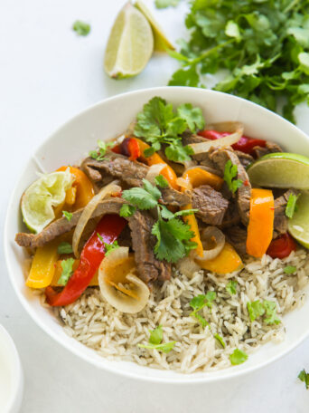 Instant Pot Steak Fajitas