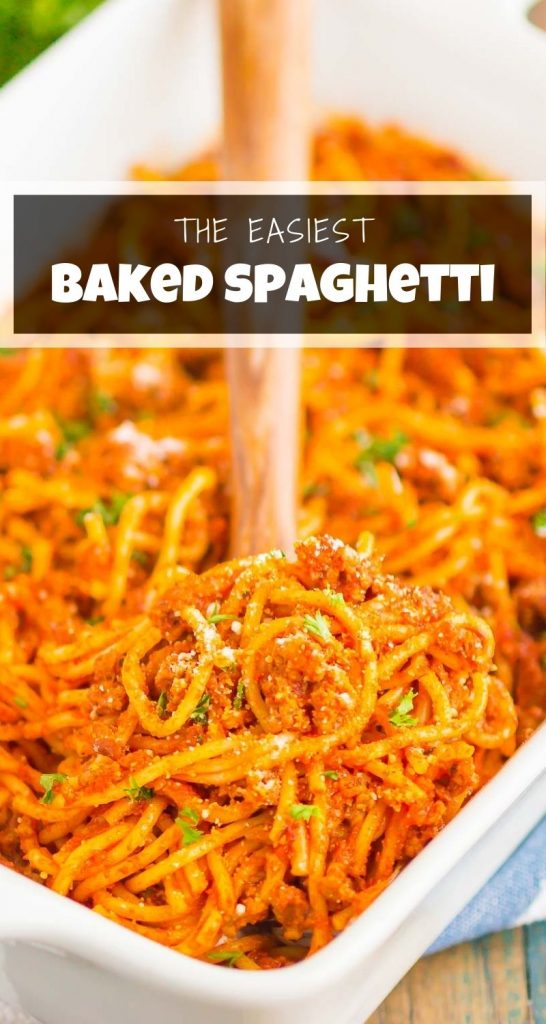 Easy Baked Spaghetti