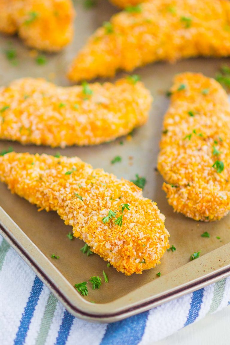 Easy Baked Chicken Tenders - Pumpkin 'N Spice