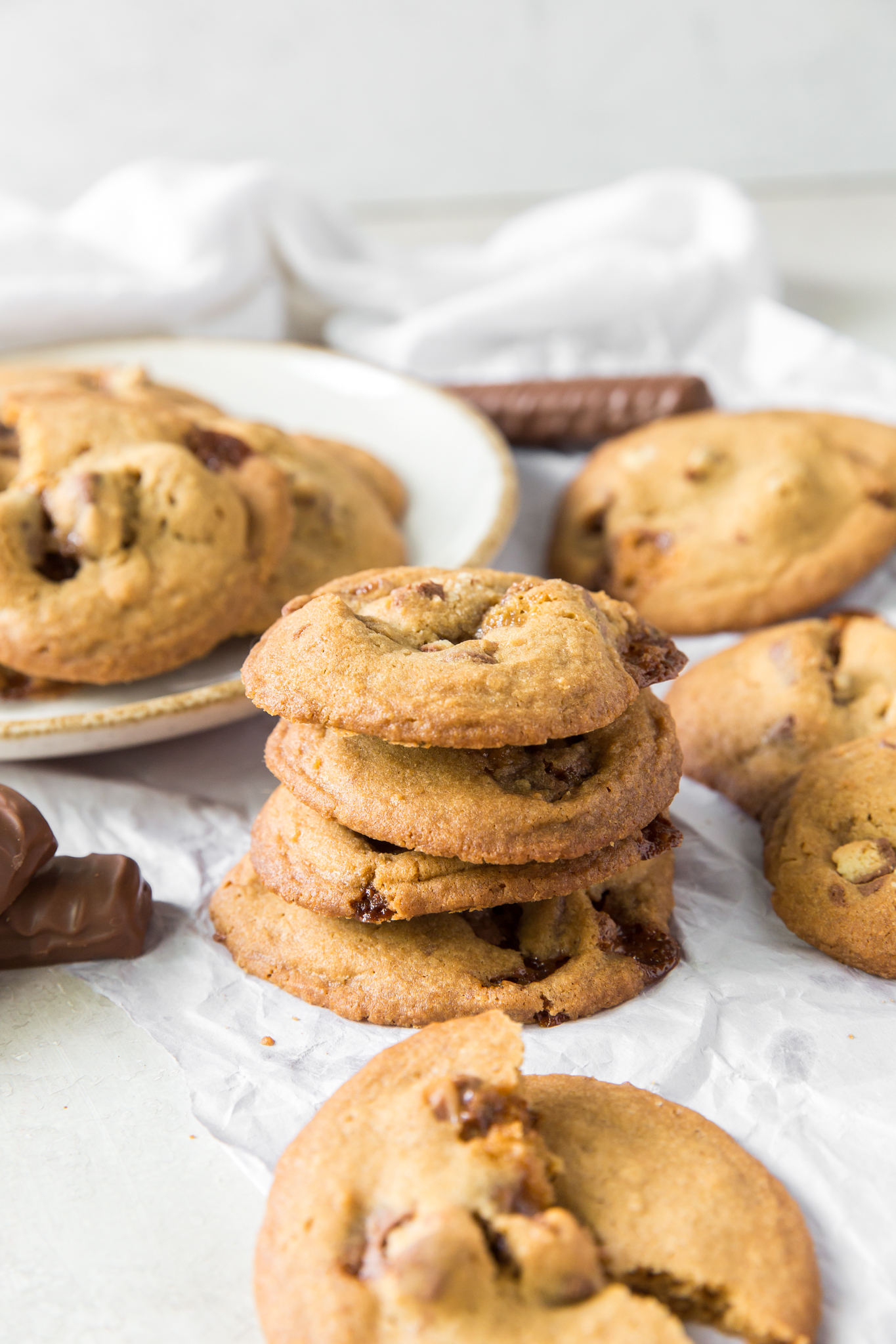 Chewy Twix Cookies