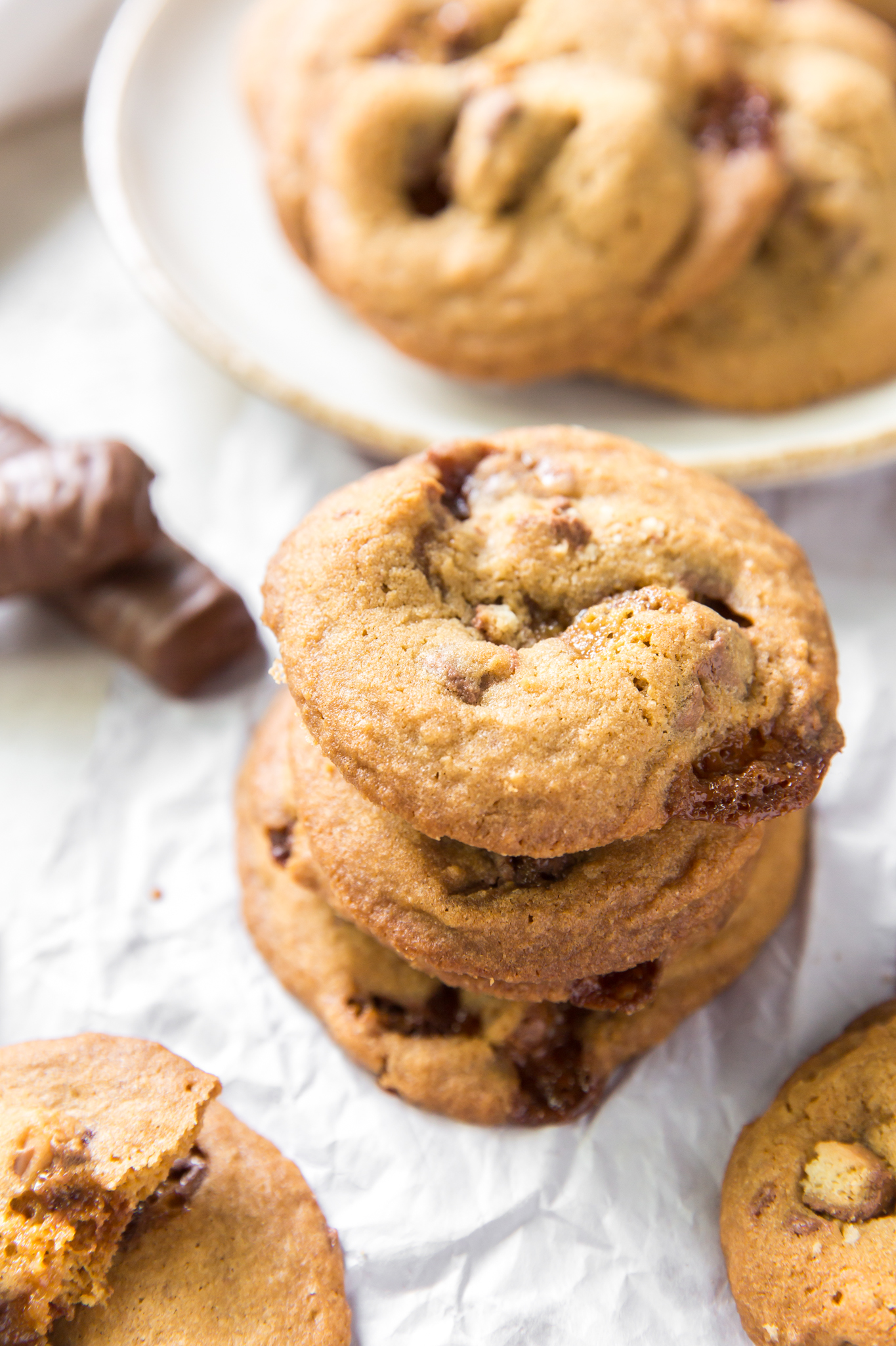 Chewy Twix Cookies