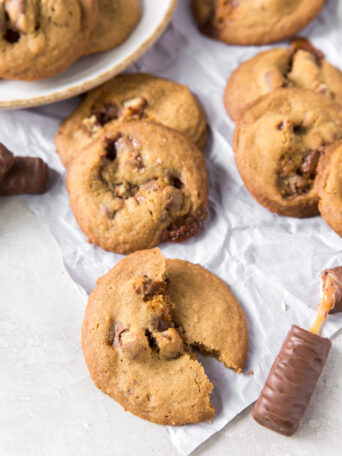 Chewy Twix Cookies
