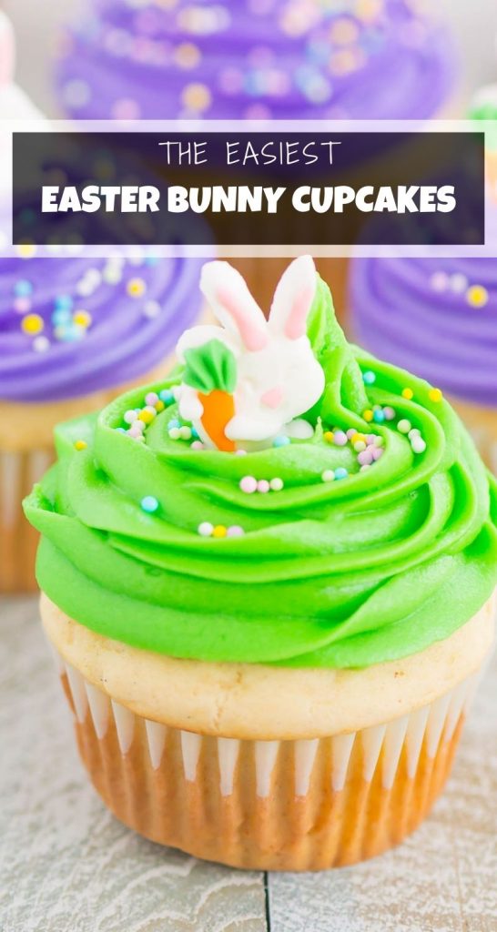 Easter Bunny Cupcakes