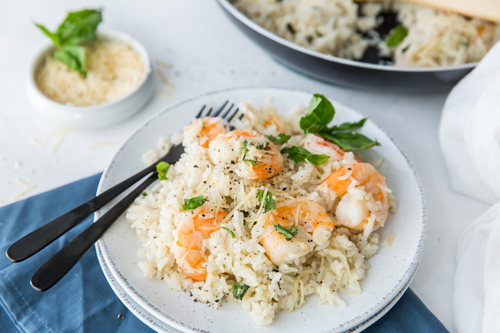 Parmesan Basil Shrimp and Rice Pumpkin 'N Spice
