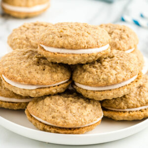 cookies on a white plate