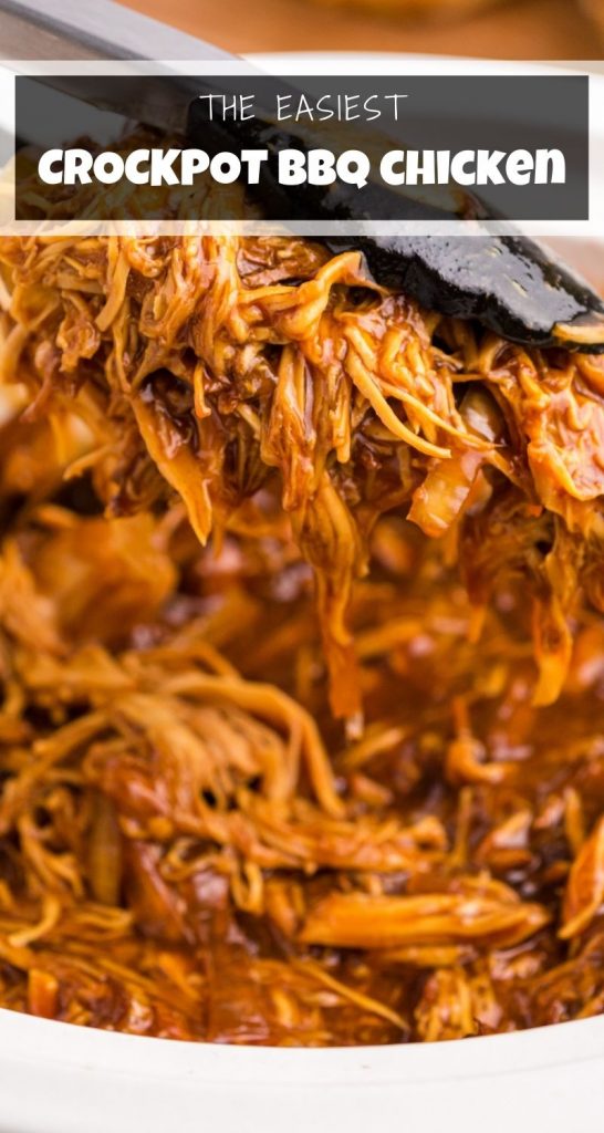 Slow Cooker BBQ Pulled Chicken - Pumpkin 'N Spice