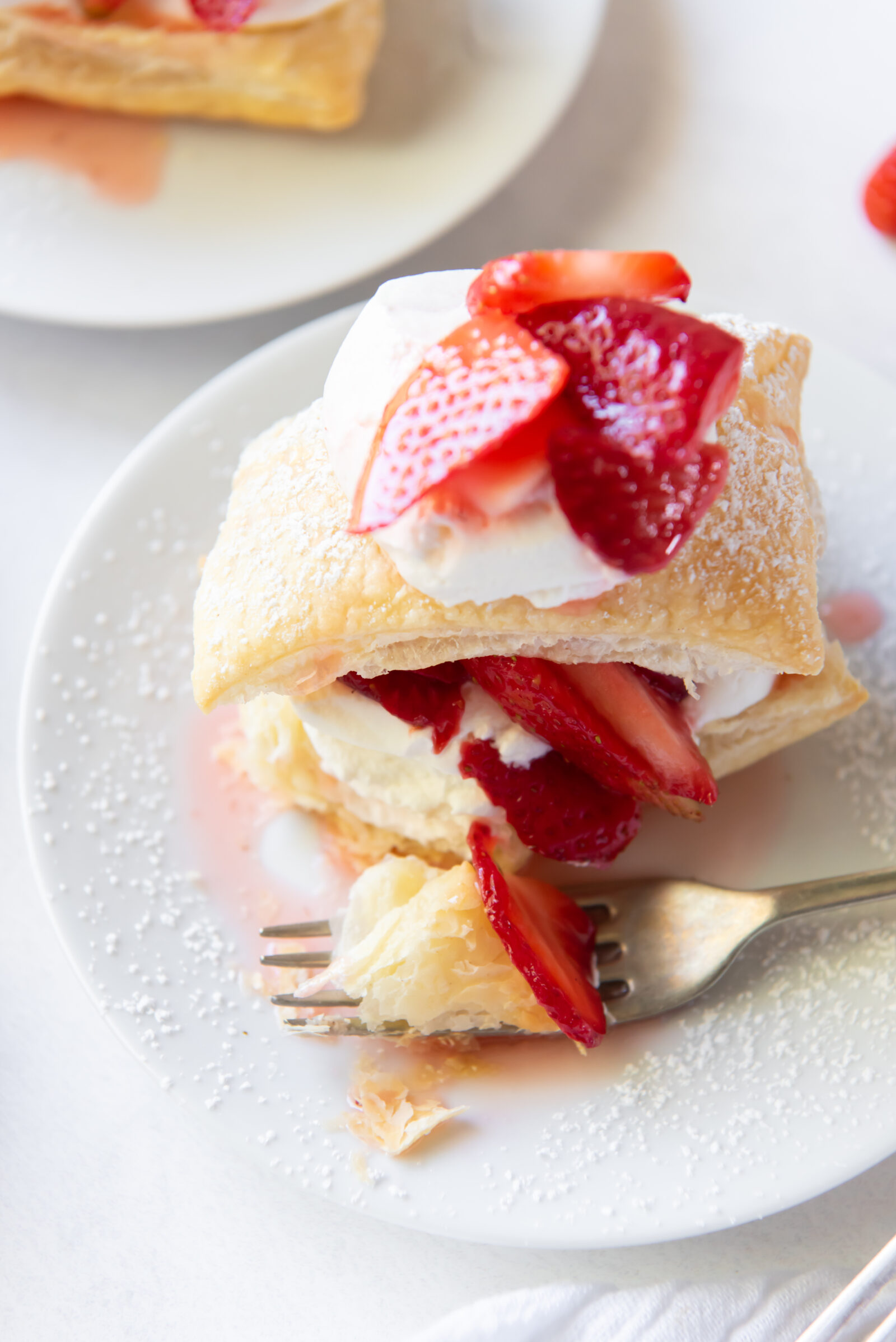 shortcakes on a white plate