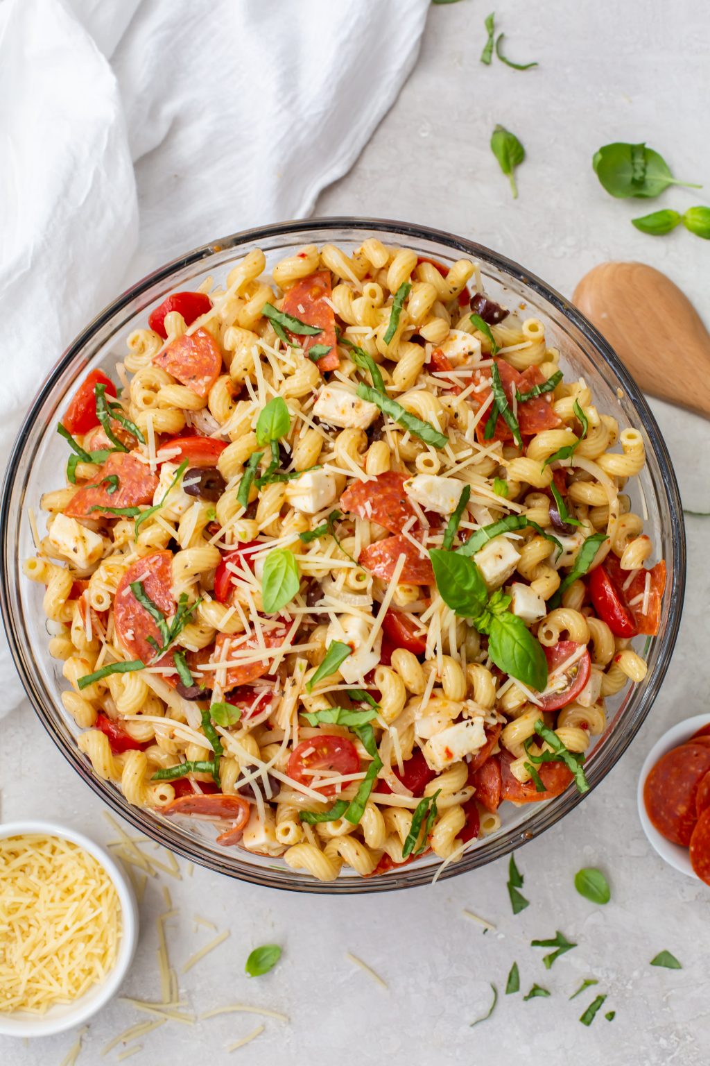 Pepperoni Pizza Pasta Salad Pumpkin 'N Spice