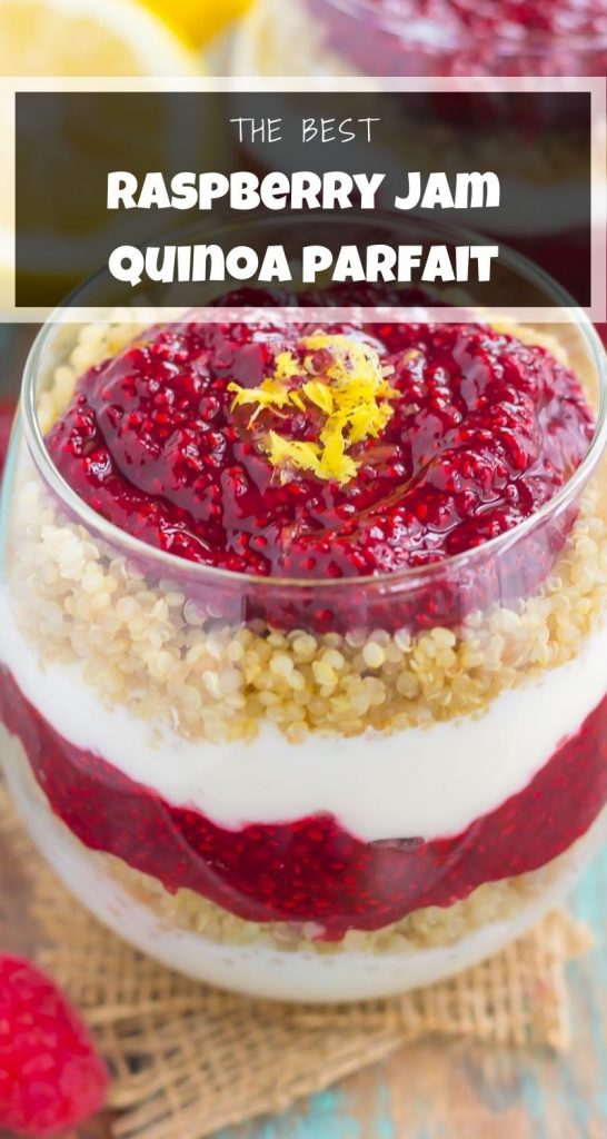 parfait in a clear glass