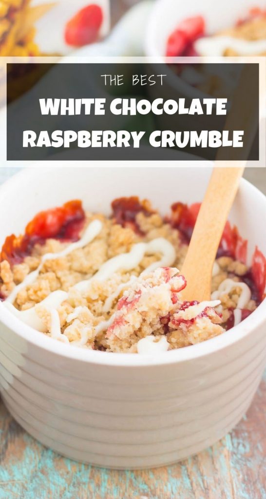 crumble in a mini ramekin