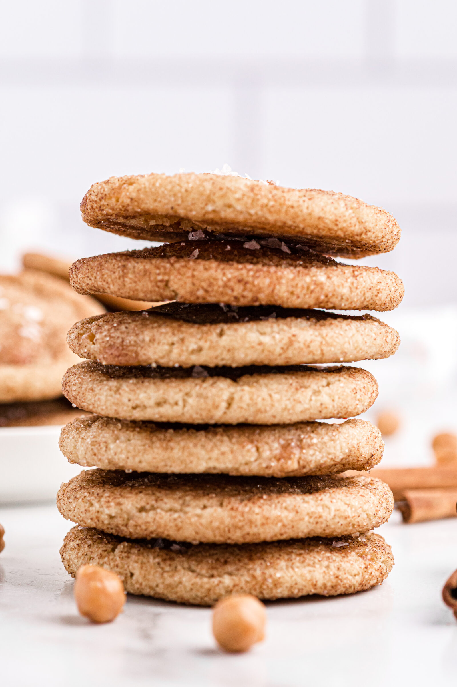 cookies on a white surface