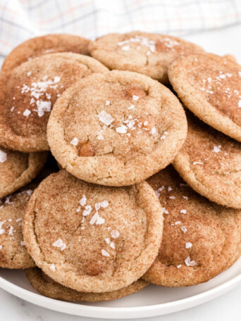 cookies on a white plate